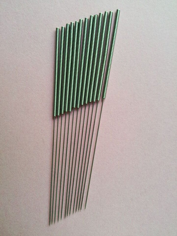 钢丝平柄针裸针1